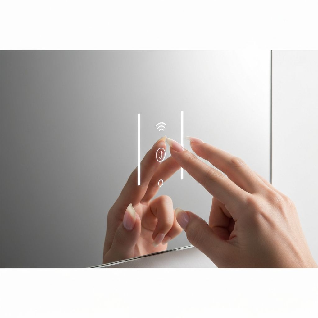 Panel táctil del espejo LED Lumetra